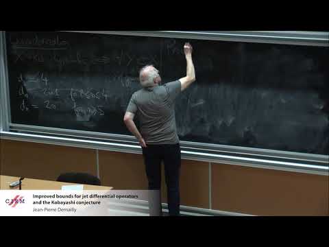 Jean-Pierre Demailly: Improved bounds for jet differential operators and the Kobayashi conjecture