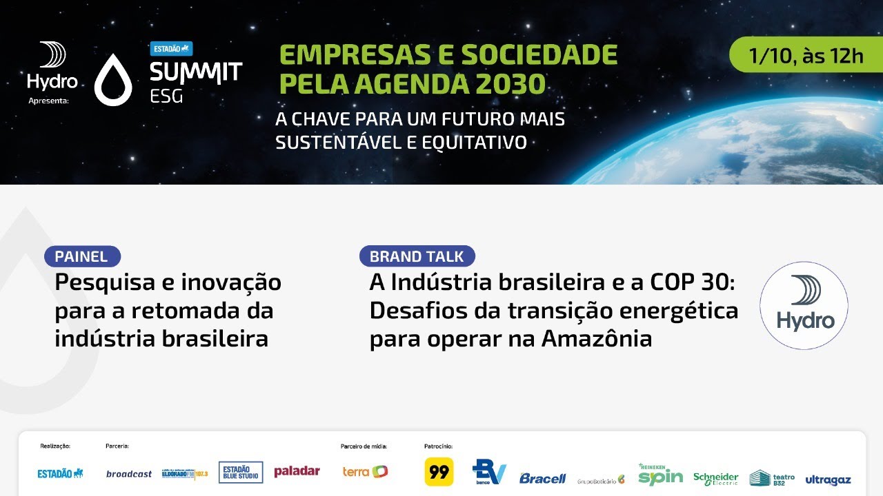 Estadão Summit ESG: Ecoinovação e a retomada da indústria [DIA 2]