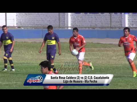 SANTA ROSA CALDERA (2) vs (2) C.D. CAZATALENTO - FÚTBOL HUAURINO - 6TA FECHA/2017.