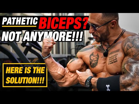 No more skinny arms! 4 MOVES TO Build huge biceps NOW
