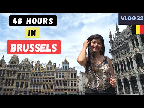 Top Tourist Attractions in Brussels 🇧🇪 Part 2| Best things to do in Brussels | Jayesh & Shreya