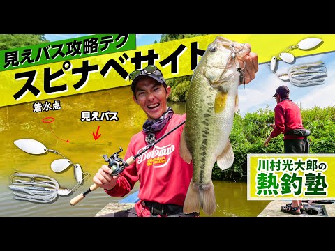 川村光大郎の熱釣塾【スピナベサイト後編】 解説動画でマスターへのヒントをつかめ！ | 釣りビジョン マガジン | 釣りビジョン
