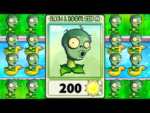 100% REPEATER ZOMPLANT vs All ZOMBIES 2 in Plants vs Zombies Mod