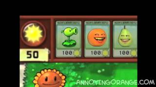 preview picture of video 'Annoying Orange   vs Plants vs Zombies 짜증나는 오렌지'