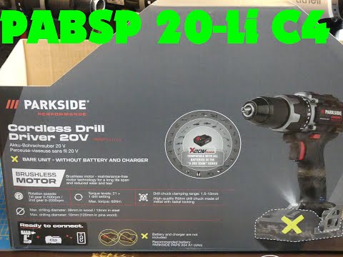 Lidl PARKSIDE PERFORMANCE® 20V Akku Bohrschrauber PABSP 20-Li C4 - Kaufempfehlung?! - und warum...