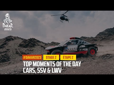 ダカール・ラリー2023 自動車クラスのステージ2ハイライト動画