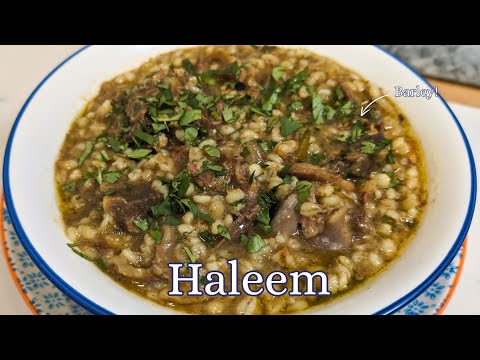 Mutton Haleem Recipe Made With Barley