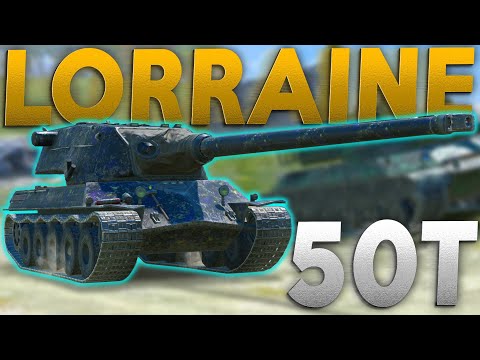 0.02% DROP CHANCE! LORRAINE 50T Review | WOTB