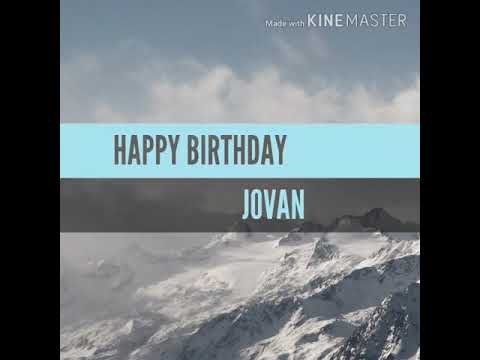 Jovan birthday