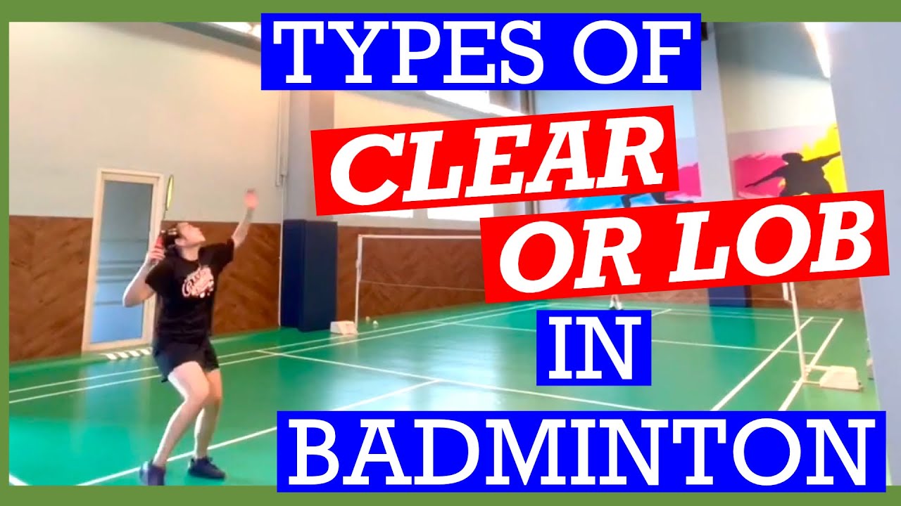 TYPES OF BADMINTON CLEAR OR LOB #badminton #coachkennie