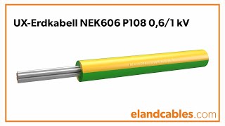 UX Erdkabell NEK606 P108 0,6/1kV - Auf Deutsch