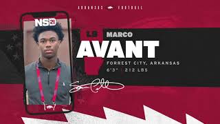Razorback Football: Marco Avant Highlights