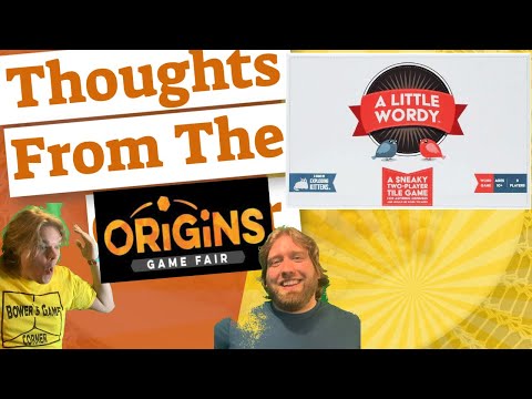 A Little Wordy Review - Thoughts From Origins