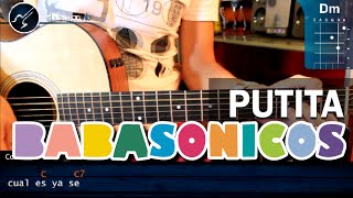 Cómo tocar &quot;Putita&quot; de Babasonicos en Guitarra Acústica (HD) Tutorial - Christianvib