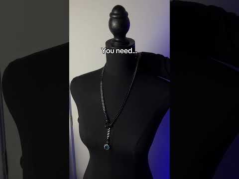 Who needs our Gemstone Charm Slip Chain Choker? 👀 #necklace #chain #choker #darkromance #jewelry