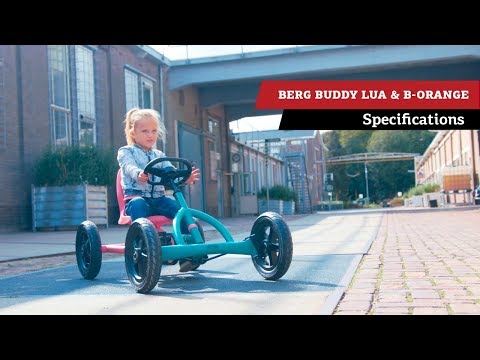  Berg Toys - Buddy B-Orange Pedal Go Kart - Go Kart - Go Cart  for Kids - Pedal Car Outdoor Toys for Children Ages 3-8 - Ride On-Toy - BFR  System 