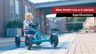 Minamas kartingas vaikams nuo 3 iki 8 metų | Gokart Buddy Lua | Berg 24.20.64.01