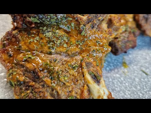 Easy air fryer lamb chops/air fryer recipes