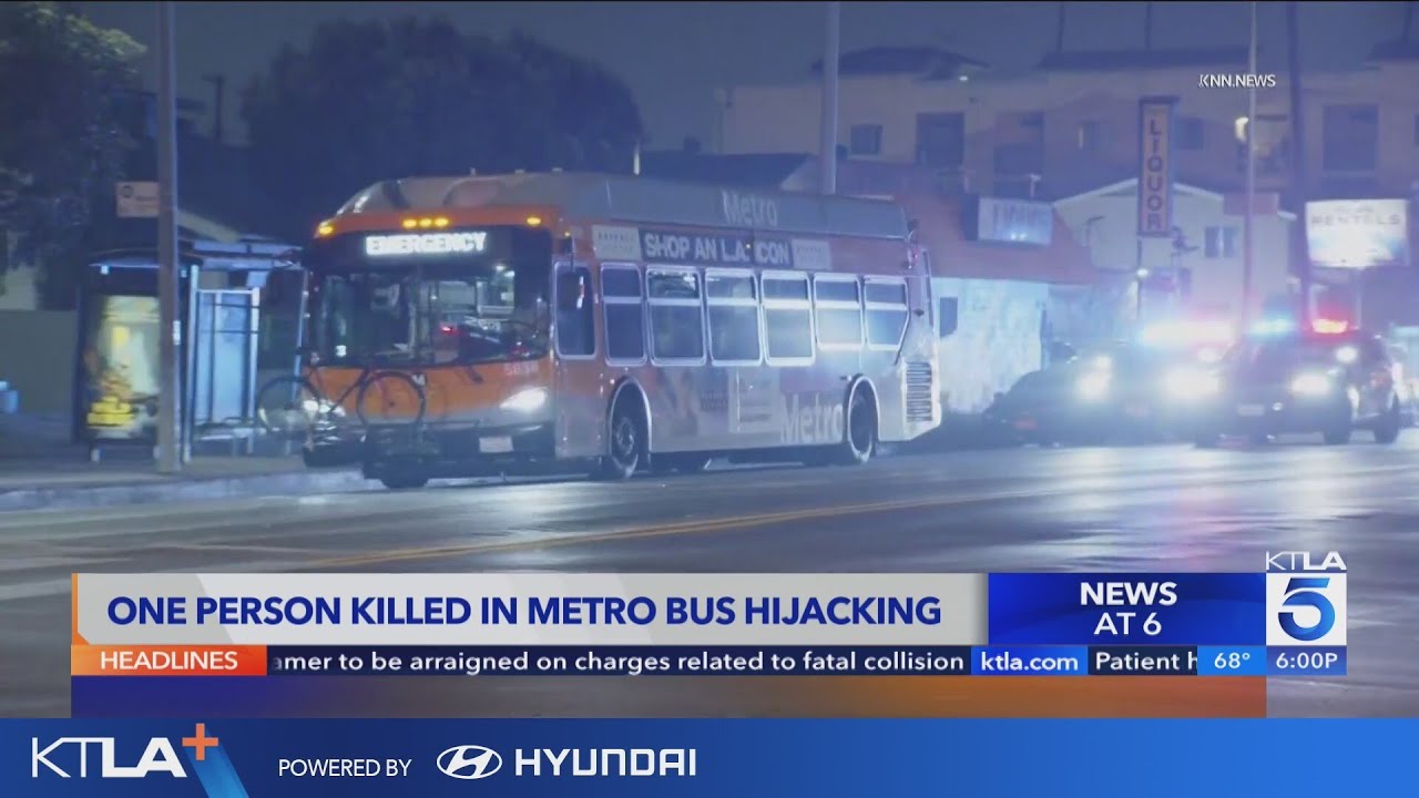 Police identify suspect in deadly hijacking of Metro bus in L.A.