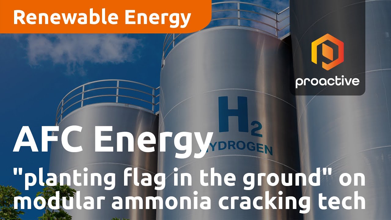 AFC Energy "planting flag in the ground" on modular ammonia cracking technology