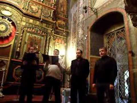 Russian Men's Choir Inside St Basil's Cathedral -  Valaam Monastery﻿ Chant