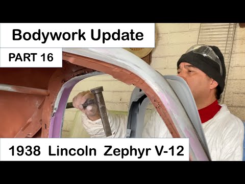 1938 Zephyr Part 16 - Bodywork Update. Restoration of a 1938 Lincoln Zephyr V12 Coupe.