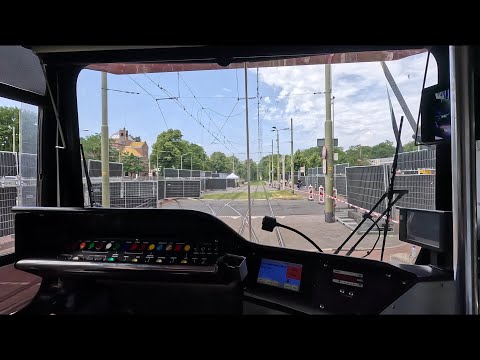 🚊POV tramdriver The Hague | HTM MAT-rit 1 Remise Lijsterbes - Scheveningen Noord | NAVO-top | 2025