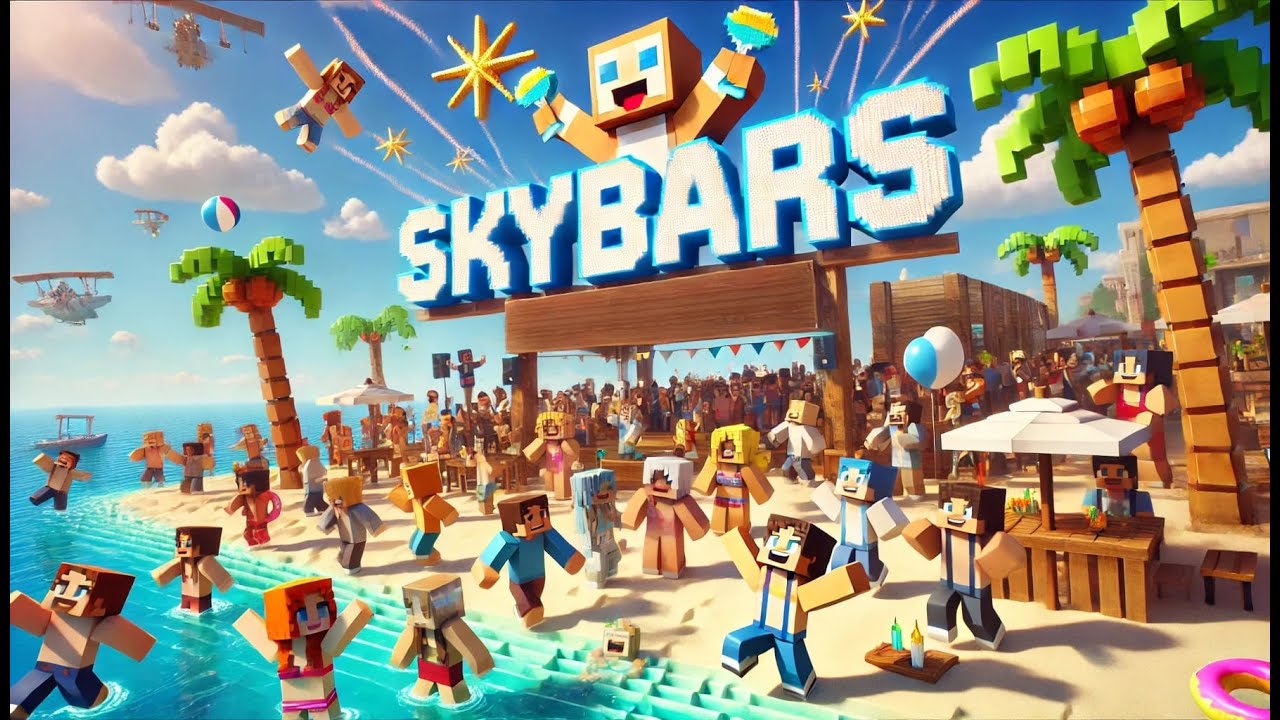 Видео про сервер Майнкрафт mcraf.skybars.me