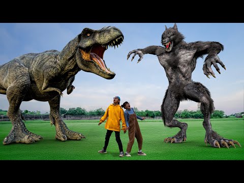 The Battle: T-REX VS WEREWOLVES | Who Is The King Of Monster? | HORROR SHORT FILM | SC GAME DG2T