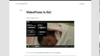 VideoPress For Self Hosted WordPress - WordPress Video School