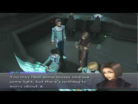 Xenosaga III HD Cutscene 046 - Juli Monitors (CAT Testing Ground) - JAPANESE