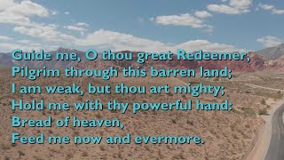 Guide Me, O Thou Great Redeemer (Tune: Cwm Rhondda - 3vv) [with lyrics for congregations]
