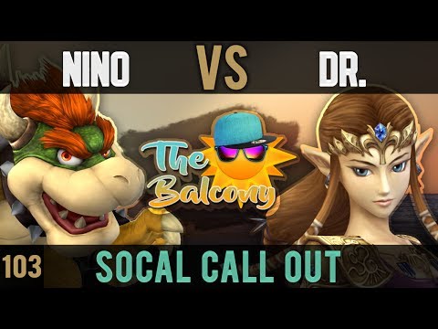 PM @ the Balcony 103 - SoCal Call Outs ft. Nino (Bowser) VS Dr. (Ness, Zelda)