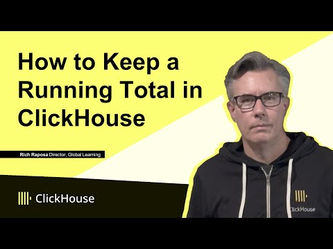 How to Keep a Running Total in ClickHouse