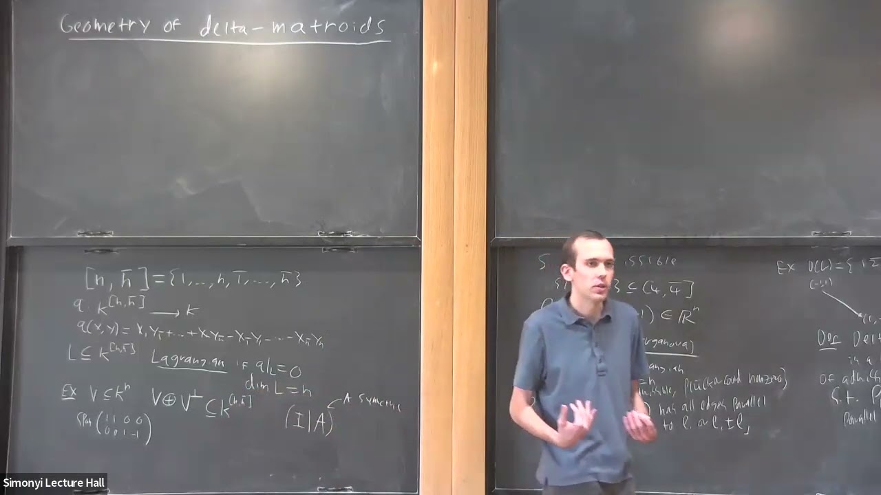 Geometry of Delta-Matroids - Matt W Larson