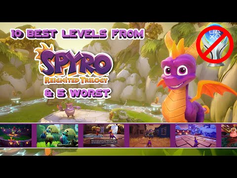 10 BEST LEVELS in Spyro Reignited Trilogy (& 5 WORST!!!) | JR Doesn't Talk About Trophies