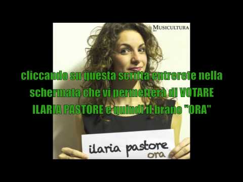 Ilaria Pastore MUSICULTURA 2013 Votazione 8 finalisti