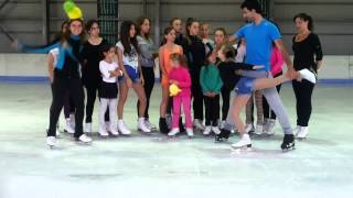Iceberg center ice rink harlem shake on ice