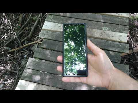 Sony Xperia 5 fingerprint sensor test