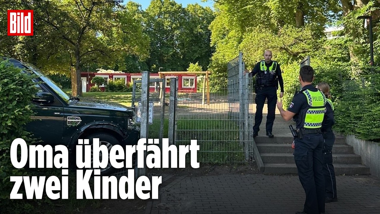 Grundschule Hamburg: 75-jährige Oma überfährt zwei Schüler!