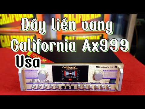 Lô đẩy liền vang California Ax999 USA chay 16 sò chống hú có bluetooth | 3tr6 | 036.828.6636