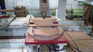 MÁY GIA CÔNG TRUNG TẤM 5 Axis CNC router WOODMASTER