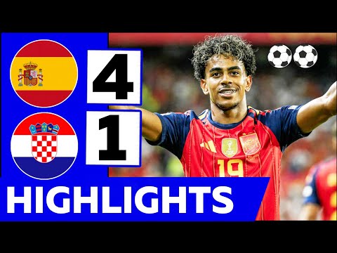 Spagna-Croazia 4-1: Yamal show e 40 partite senza sconfitte (sintesi, gol e highlights)