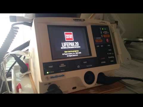 Self Test LifePac 20 Defibrillator