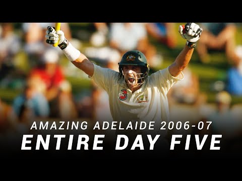 LIVE Flashback: Amazing Adelaide, Day Five | 2006-07 Ashes