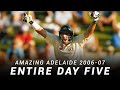 LIVE Flashback: Amazing Adelaide, Day Five | 2006-07 Ashes