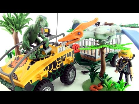 Playmobil Dinosaurs Pteranodon Deinonychus - Playmobil sets 4173 and 4175 - Dinosaurs for kids