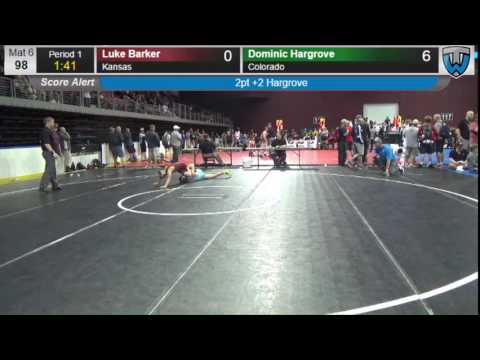 383 Schoolboy 98 Luke Barker Kansas vs Dominic Hargrove Colorado 2074823013