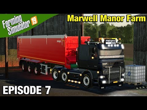 DAF XF SELLING SILAGE Farming Simulator 19 Timelapse - Marwell Manor Farm FS19 Episode 7