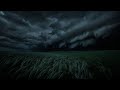 Strong Thunderstorm In Distance Nostalgic Field Calm Before The Storm 3 HOURS